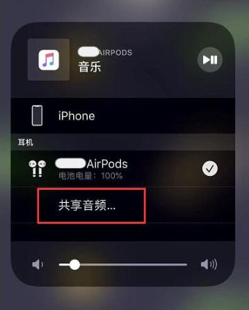 胶州苹果14音频维修点分享iPhone14音频共享设置方法 