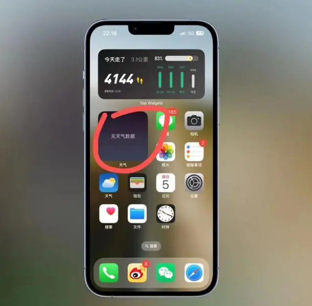 胶州苹果手机维修分享:iOS16主屏幕天气小组件无法正常工作怎么办？ 
